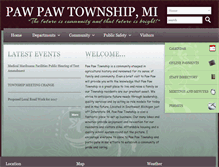 Tablet Screenshot of pawpawtownship.org